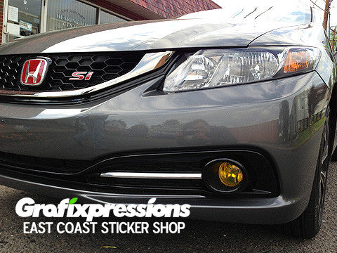 Fog Light Overlays for 9thGen Honda Civic Si Sedan (2013 – 2015)