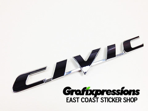 Civic Emblem Color Changing Overlays for 2006 - 2011 (two pack)