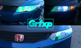 Headlight Overlays for 8thGen Honda Civic Coupe (2006-2011)