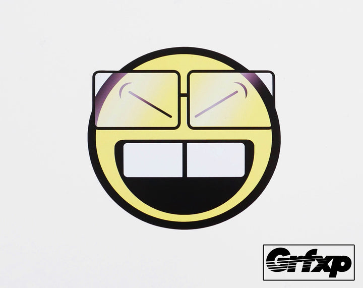 Oh, Herrow Smiley Printed Sticker