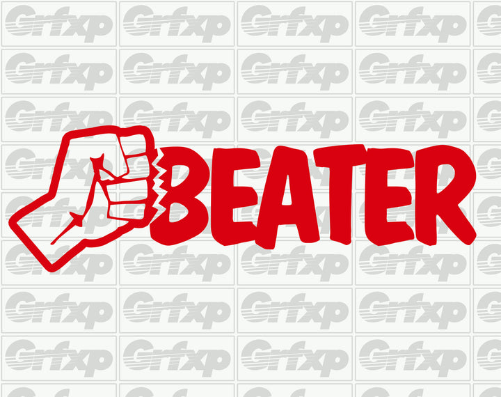 BEATER Sticker