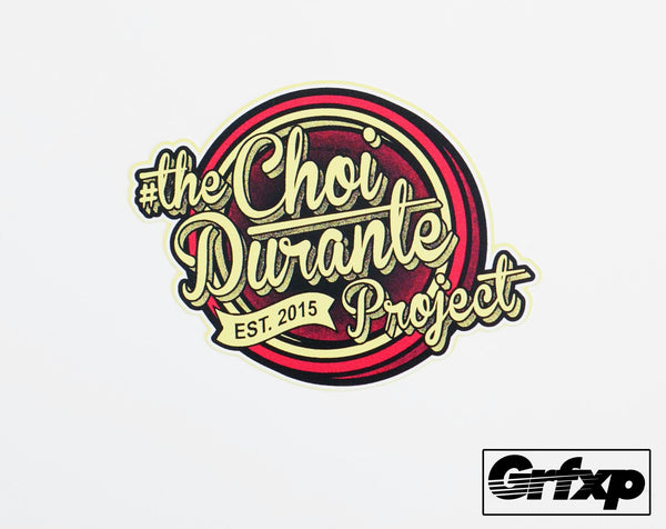The Choi Durante Project Printed Sticker
