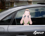 Faith Marone Anime Style Passenger Window Graphic