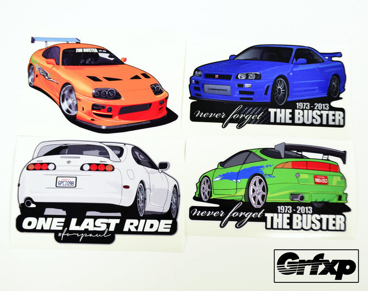 Never Forget the Buster Sticker Collection