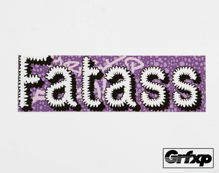 Fatass Printed Sticker