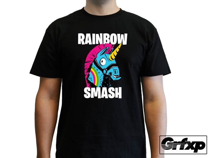 Rainbow Smash Fortnite T-Shirt