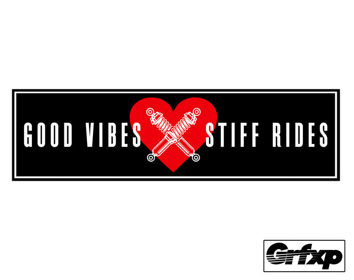 Good Vibes X Stuff Rides Printed Slap Sticker