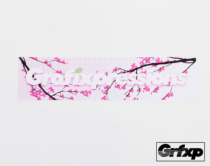 Grafixpressions Cherry Blossom Printed Sticker