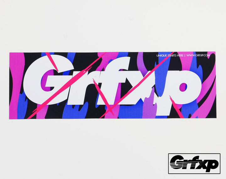 GRFXP Logo Slap Sticker (select a design)