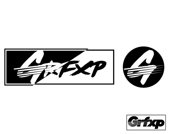 New Grfxp Slap Pack Printed Stickers
