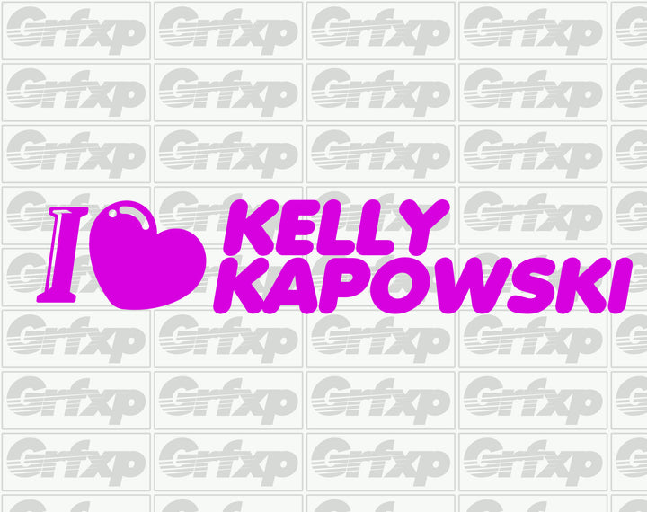 I Heart Kelly Kapowski Sticker