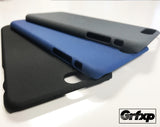 iPhone 7 Plus SoftGrip Case, Sandstone style case, ultra thin, black, cobalt blue and charcoal gray.