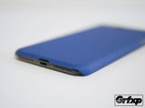 iPhone 7 Plus SoftGrip Case, Sandstone style case, ultra thin, black, cobalt blue and charcoal gray.