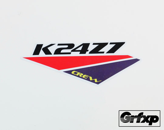 K24Z7 Crew Printed Sticker