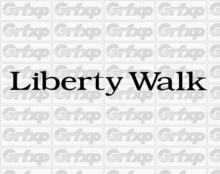 Liberty Walk Simple Text Sticker