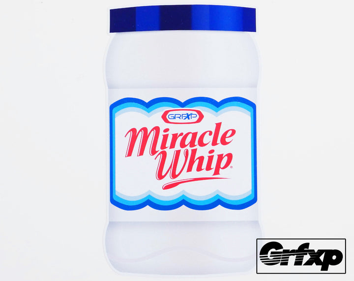 Miracle Whip Printed Sticker