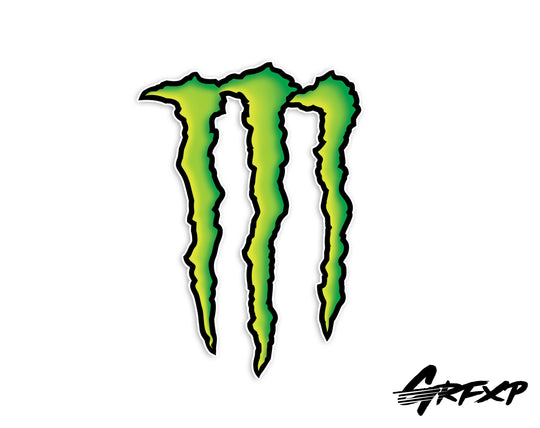 Monster Energy Printed Sticker