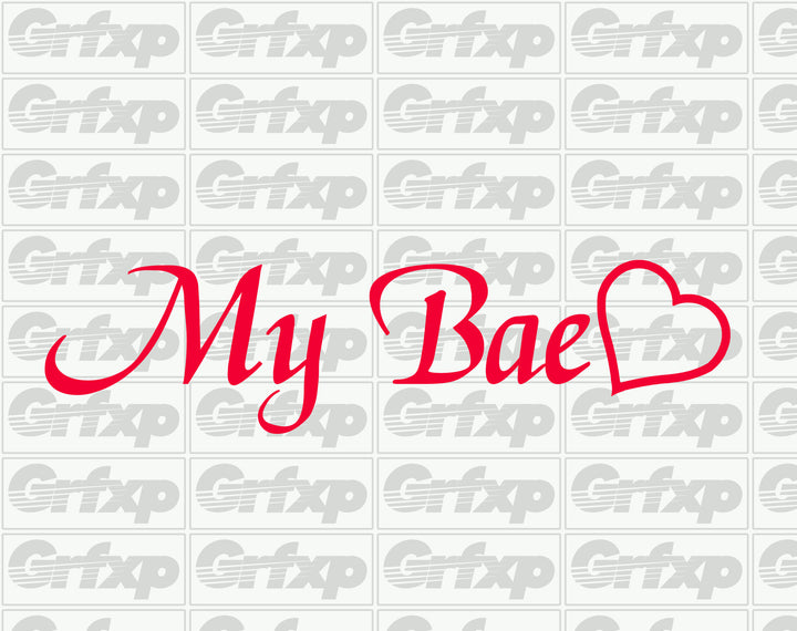 My Bae Sticker