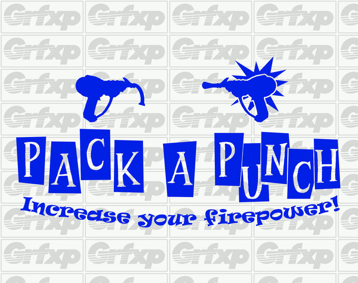 Pack a Punch Logo Sticker