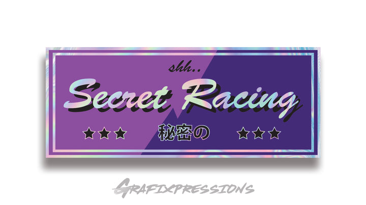 Secret Racing Printed Slap
