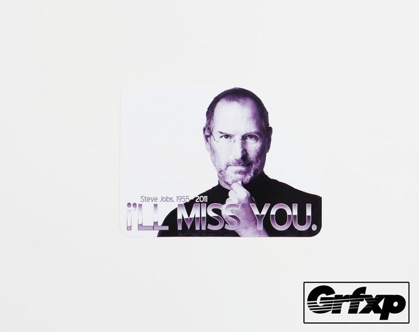 Steve Jobs Tribute Printed Sticker