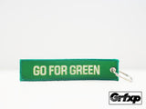 Takata - Go for Green Embroidered Keychain