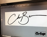 Create Your Own Signature Vinyl Stickers!