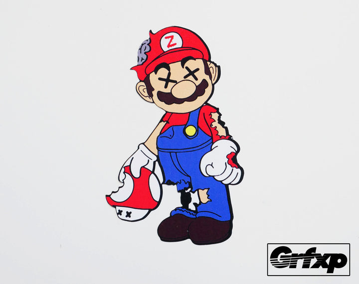 Italian Plumber Zombie Sticker