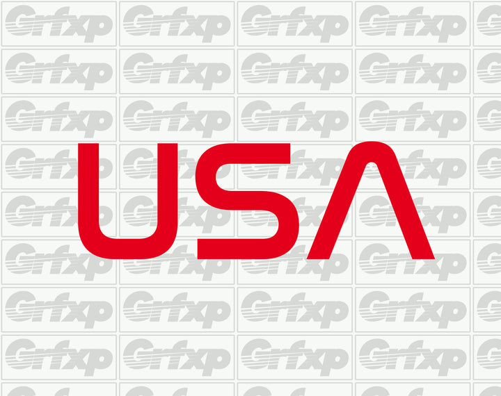 USA 2018 Winter Olympic Style Sticker