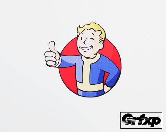 Vault Boy Printed Sticker